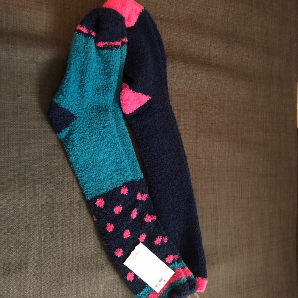 Long fuzzy socks